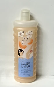 Avon ~ Baño de burbujas Bubble Delight ~ "Flor de melocotón de vainilla" ~ 24 onzas líquidas ~ Sellado de fábrica - Imagen 1 de 5