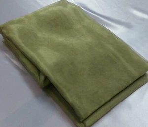 Organza Tablecloth Green Olive Overlay Weddings Table Decoration Wedding Party - Picture 1 of 1