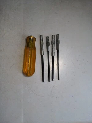 XCELITE 99-1 HANDLE w/ 4 Hex Blades :25,26,66,964 - Image 1 of 4