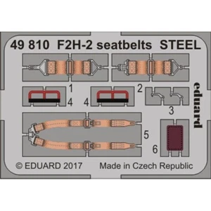 49810# F2H-2 seatbelts STEEL 1/48 (KITTY HAWK) - Imagen 1 de 1