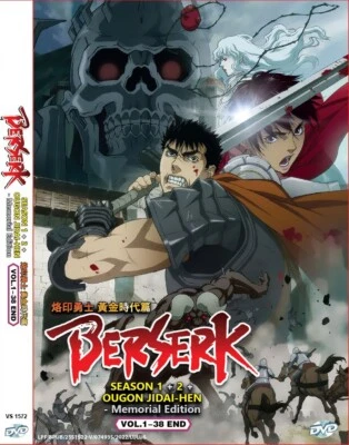DVD~ANIME BERSERK SEASON 1-3 COMPLETE TV SERIES VOL.1-38 END ENGLISH DUBBED - Image 1 of 3