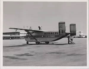 AERALPI SHORT SKYVAN I -TORE MILAN AIRPORT ORIGINAL VINTAGE MANUFACTURERS PHOTO - Picture 1 of 2