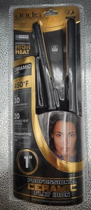 Andis Ultra 1 Inch Ceramic 450F Multi-Temp Flat Iron 120/60hz Lot 2779 - Picture 1 of 4