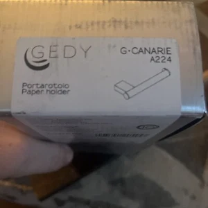 Nameeks A224 Chrome Gedy Wall Mounted Tissue Holder G Canarie A224 Toilet Paper - Picture 1 of 4