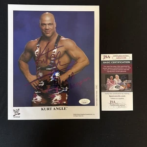 Kurt Angle JSA COA signed (8x10) photo WWE WWF auto autographed - Picture 1 of 1