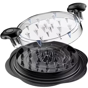 Chicken Breast Meat Shredder Machine Tool Twist with Brush Fork, Anti-Slip Strip - Picture 1 of 8