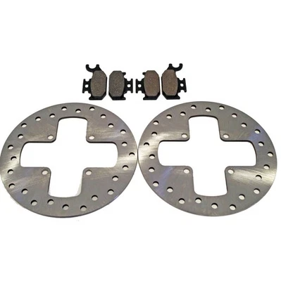 Rotores de freno delanteros y pastillas de freno para Can-Am Outlander 400 2006 2007 2008 Foto 1 de 3