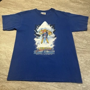 Vintage Youth Disney Blizzard Beach I Survived Summit Plummet Shirt Blue XL - Picture 1 of 7