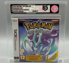 Pokemon Crystal Version Nintendo 3DS UK Ver Sealed New VGA 85 Graded