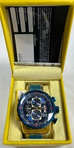 Invicta Flieger Herrenuhr - 19173 - blau - BRAUCHT BATTERIE - Bild 1 von 7