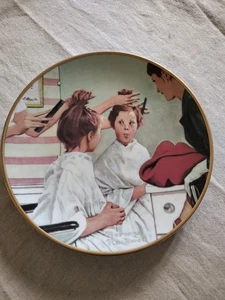 Knowles Collector Plate Norman Rockwell A New Look 1990 W COA - Picture 1 of 7
