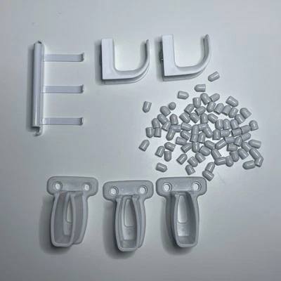 Lote de Surtidos Armarios Estante Hardware Closetmaid Rubbermaid Tapas Soportes Ganchos Foto 1 de 4