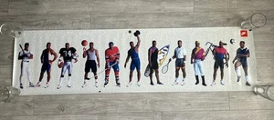 VTG 1989 Vinyl 60x16 OG Nike Bo Jackson Dont I Know You Store Display Poster - Picture 1 of 16