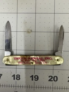 Vintage LIPIC Advertising Pocket Knife 2 Blades - Picture 1 of 5