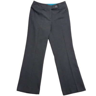 Pantalones de vestir elásticos Worthington para mujer talla 6 gris oficina Foto 1 de 4