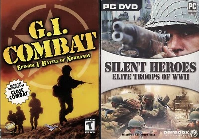 Silent Heroes Elite WWII and G.I. Combat Episode I Battle of Normandy Pc New XP - Image 1 of 3
