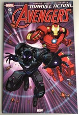 MARVEL ACTION AVENGERS #9 COLOR VARIANT MARVEL IDW 1ST YELLOW HULK CAMEO
