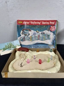Christmas Regency Alpine Reflecting Skating Pond display NOT COMPLETE - Picture 1 of 24