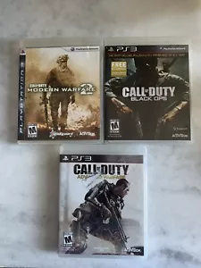 Call of Duty Lot PS3: Modern Warfare 2 / Black Ops / Advanced Warfare, Tested - Picture 1 of 5