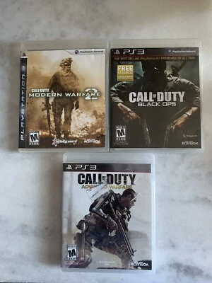 Call of Duty Lot PS3: Modern Warfare 2 / Black Ops / Advanced Warfare, Tested - Image 1 of 4