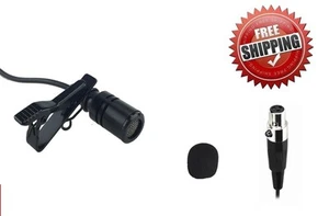 Sistema de micrófono de solapa para AKG Lavalier con mini 3 pines xlr conector micrófono - Imagen 1 de 1