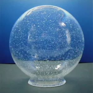 Kugel Blasenglas klar, Ø 160mm, Kragen Ø 80mm, Ersatzglas für Außenleuchten - Bild 1 von 2