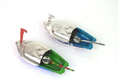 New Pop Putt Fun Steam Tin Boat Toy (Set of 2) Made In India i67-25 - Image 1 of 4