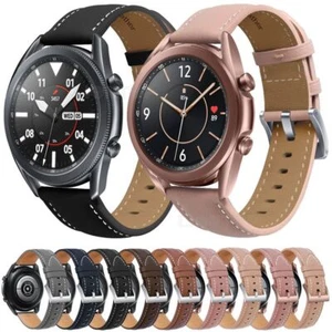 For Samsung Galaxy Watch 6 5 4 40/44MM 6 Classic Replacement Leather Wrist Band - Picture 1 of 24