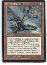 Skull Catapult *Uncommon* Magic MtG x1 Ice Age MISCUT/MISPRINT (twisted) 1