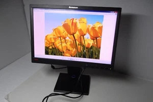 Lenovo LT1952pwD Widescreen 19" LED Monitor VGA DVI DP 03X7911 LT1952p 2448-MB6 - Picture 1 of 10