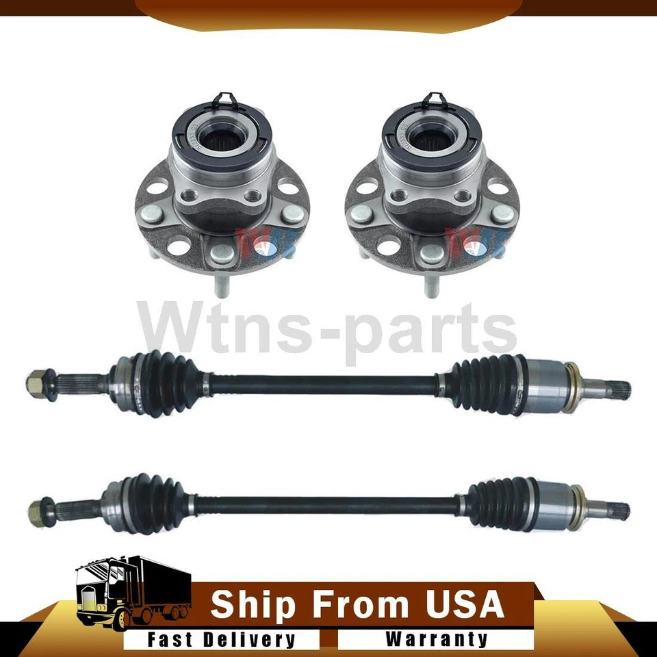 KIT DE EJE Y COJINETE DE RUEDA PARA JEEP BRÚJULA 2012-2014 AWD 4X 4X JUNTAS CV Foto 1 de 4