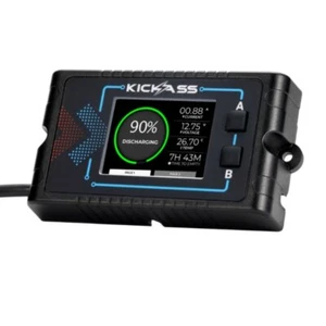 KickAss Smart Lithium Battery Remote Display Unit / Monitor + Extension Cable - - Picture 1 of 5