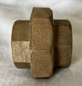 NEW 1-1/2" FIP x 1-1/2" FIP Brass UNION 1.5" 4535324 - Picture 1 of 7