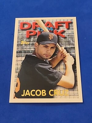 1995 Jacob Cruz ROOKIE RC Topps #521 - Image 1 of 2