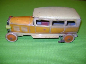 ANTIQUE CANVAS MECHANICAL CAR TOY MADE IN GERMANY-BING-DISTLER-TIPPCO - Picture 1 of 12