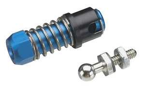 Sullivan Products S591 Aluminum Ball Connector w/Locking Sleeve 4-40 Blue