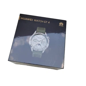 Huawei Watch GT 4 46mm Edelstahlgehäuse mit Grünes Komposit-Armband - Bild 1 von 4