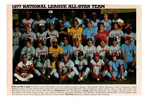 1977 ALL STAR TEAM NATIONAL LEAGUE 8X10 PHOTO MAYS ROSE SEAVER BASEBALL SUTTON - Picture 1 of 1