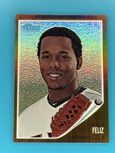 2011 Topps Heritage Chrome #C63 Neftali Feliz Refractor /562 Texas Rangers - Picture 1 of 2
