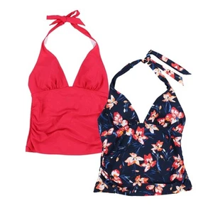 Tommy Hilfiger Women's Halter Tankini Swim Bathing Suit Top Swimsuit M L Xxl New - Picture 1 of 7