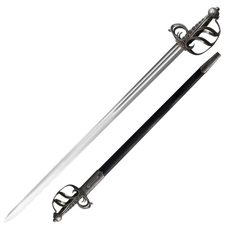 Espada Cold Steel English Back 38,5" con vaina de cuero negro - 88SEB Foto 1 de 1