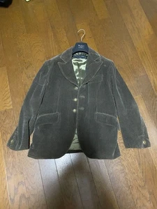 Giacca Arnys usata coppia velluto a coste sartoriale giacca giubbino esterno uomo taglia 50 verde - Foto 1 di 7