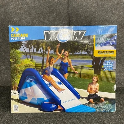 WOW  Inflatable Blow Up Waterslide Party Cascade Pool Slide* - Image 1 of 4