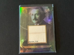 ALBERT EINSTEIN AUTHENTIC RELIC CARD PIECES OF THE PAST CARD 1800’s EDITION - Picture 1 of 3
