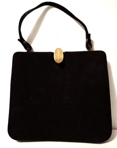 Creations by International Suede Retro Handbag/Purse Vintage 60s-70s Style - Picture 1 of 13