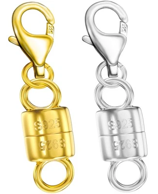 925 Silver Lobster Magnetic Necklace Clasps and Closures Safety Sterling Silv... - Image 1 of 4