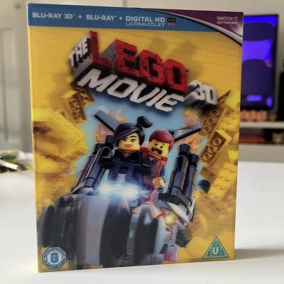 THE LEGO MOVIE 3D BLU-RAY 3D + 2D + LENTICULAR SLIP COVER  - Image 1 of 4