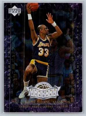 1999-00 UD Legends Jugadores del Siglo #P9 Kareem Abdul-Jabbar - En muy buen estado - Lakers Foto 1 de 2