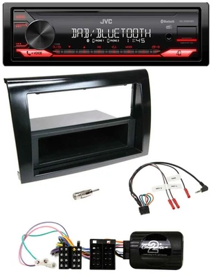 JVC Bluetooth USB DAB Lenkrad Autoradio für Fiat Bravo 2007-2014 - Bild 1 von 4