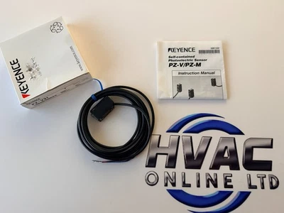 KEYENCE PZ-V31 Photoelectric Sensor NPN Reflective 300mm Range 12-24VDC Cable 🆕 - Image 1 of 4